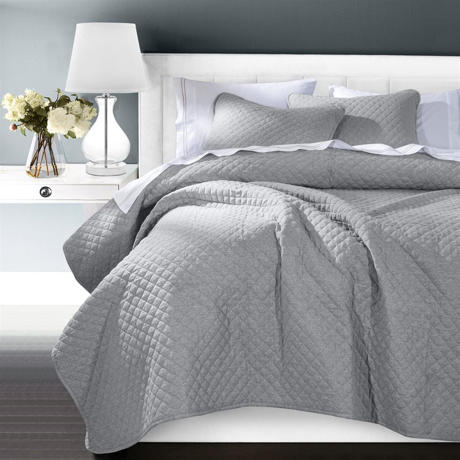 Parure de lit Anna Coverlet - Gris